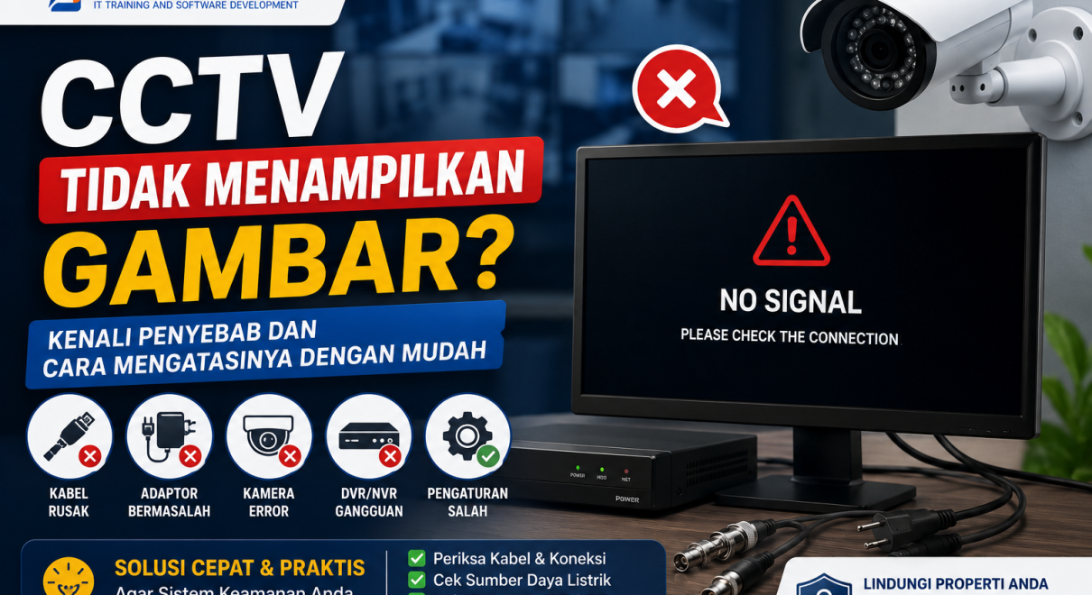 CCTV Tidak Menampilkan Gambar dan Cara Mengatasinya