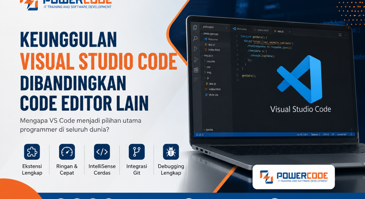 Keunggulan Visual Studio Code Dibandingkan Code Editor Lain