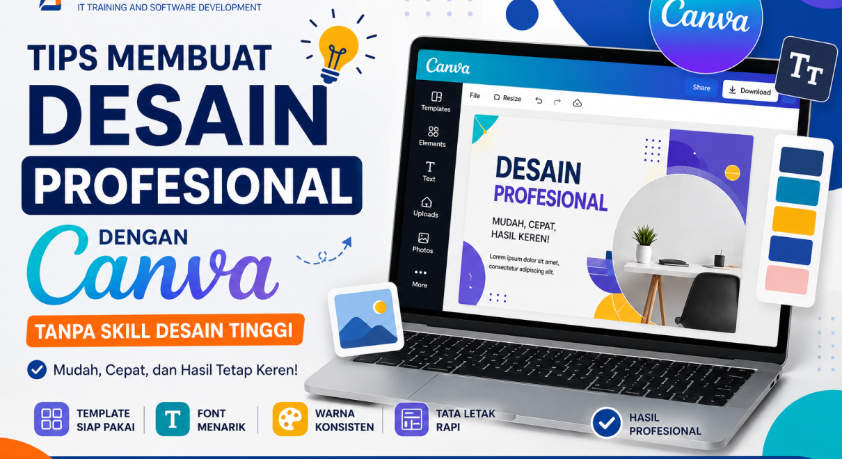 Tips Membuat Desain Profesional dengan Canva Tanpa Skill Desain Tinggi