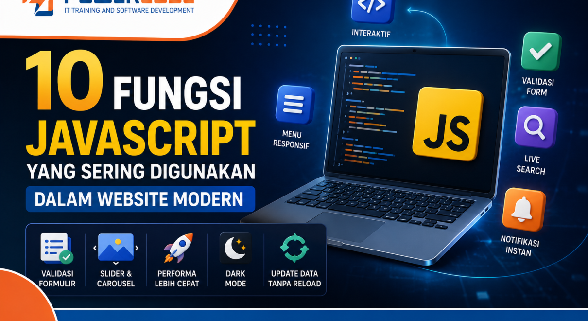 10 Fungsi JavaScript yang Sering Digunakan dalam Website Modern