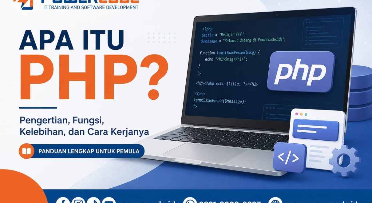 Apa Itu PHP Pengertian, Fungsi, Kelebihan, dan Cara Kerjanya