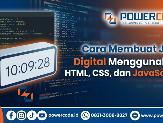 Cara Membuat Jam Digital Menggunakan HTML, CSS, dan JavaScript