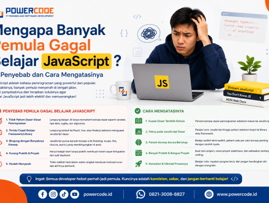 Mengapa Banyak Pemula Gagal Belajar JavaScript Ini Penyebab dan Cara Mengatasinya