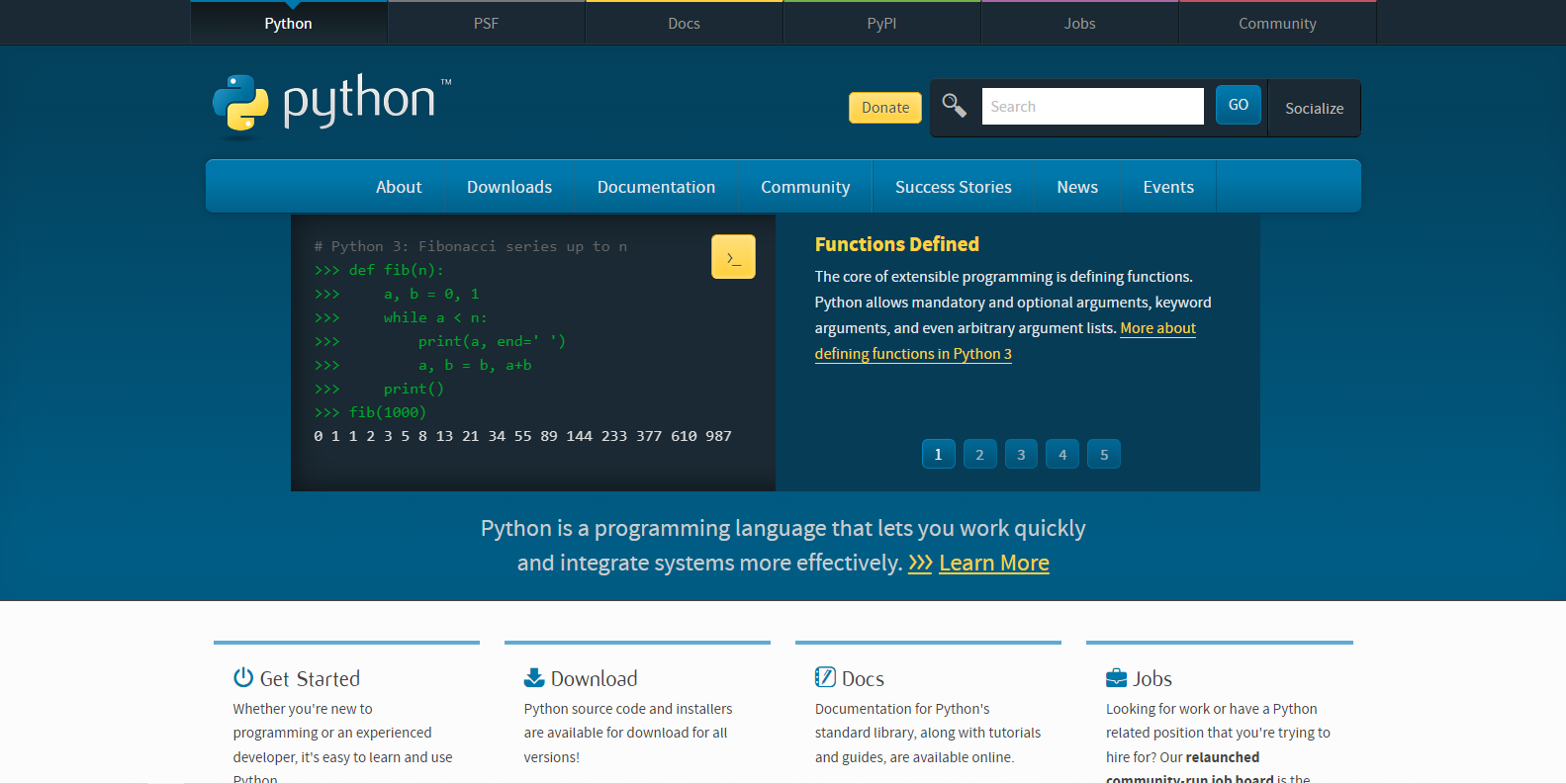 Python Program Coding Tampilan Daftar 5 Bahasa Pemrograman Terpopuler di Tahun 2023 - Artikel Tentang IT