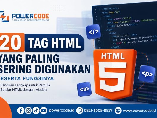 20 Tag HTML yang Paling Sering Digunakan Beserta Fungsinya