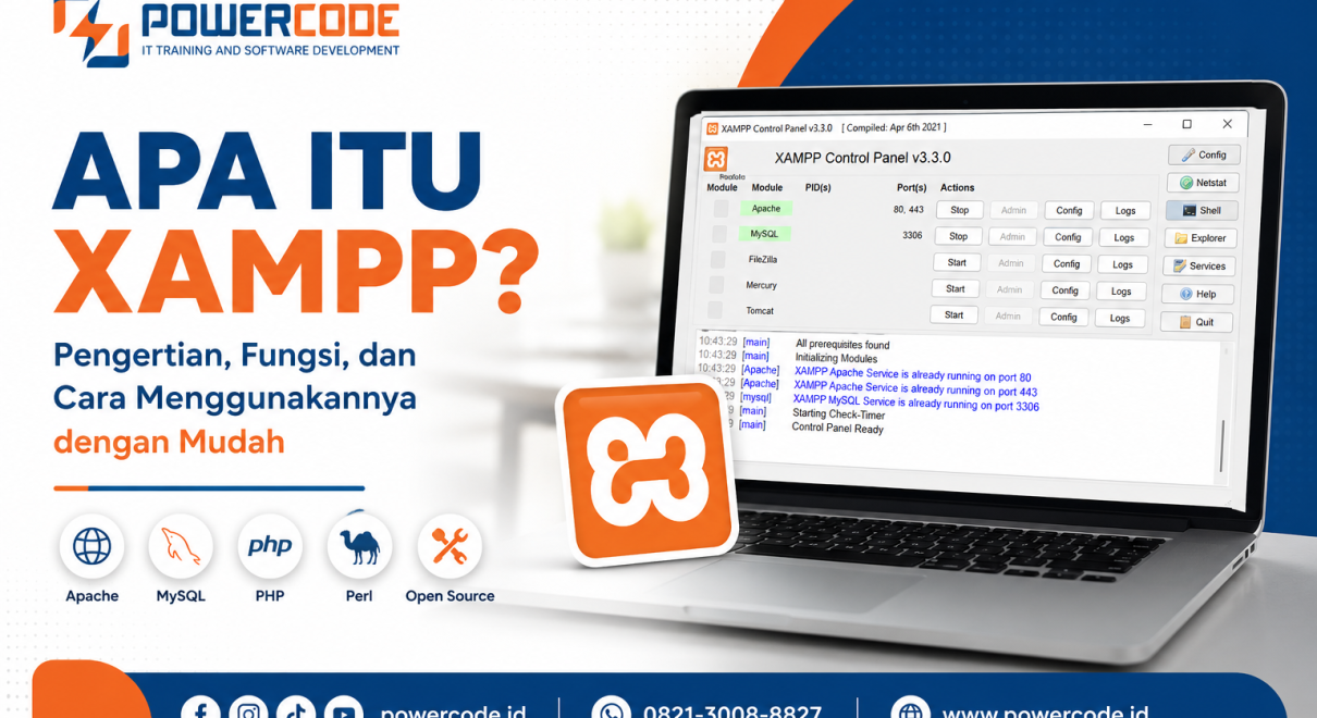 Apa Itu XAMPP Pengertian, Fungsi, dan Cara Menggunakannya dengan Mudah