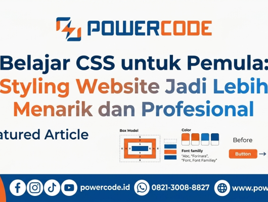 Belajar CSS untuk Pemula Styling Website Jadi Lebih Menarik dan Profesional