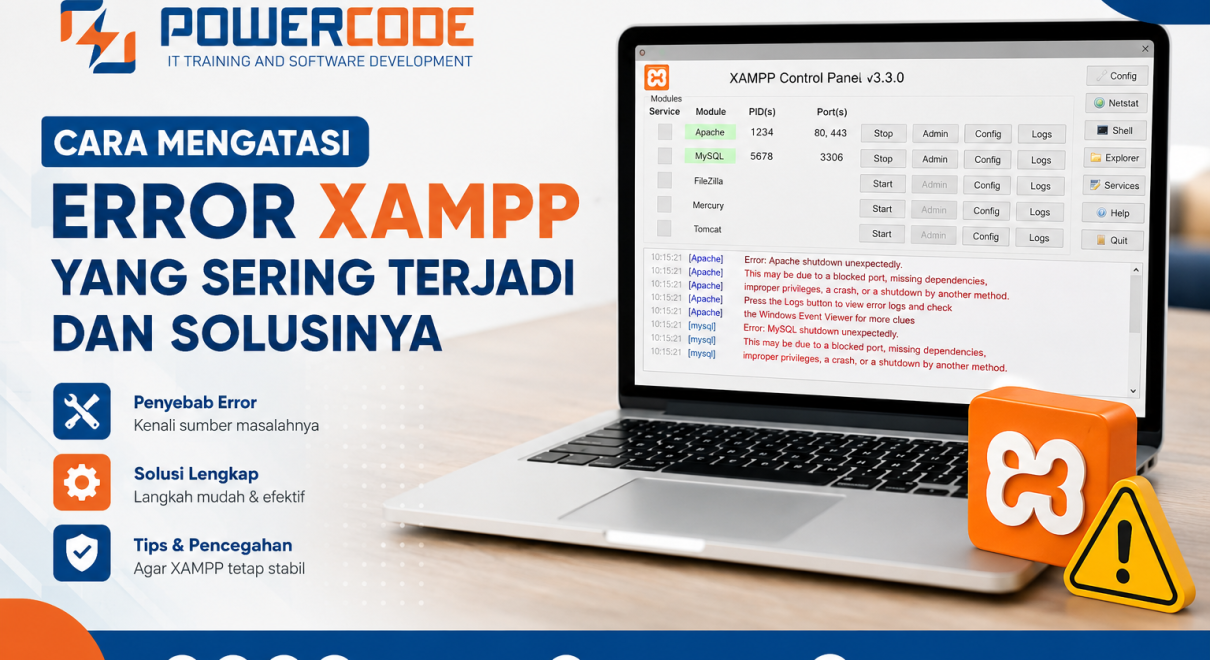 Cara Mengatasi Error XAMPP yang Sering Terjadi dan Solusinya