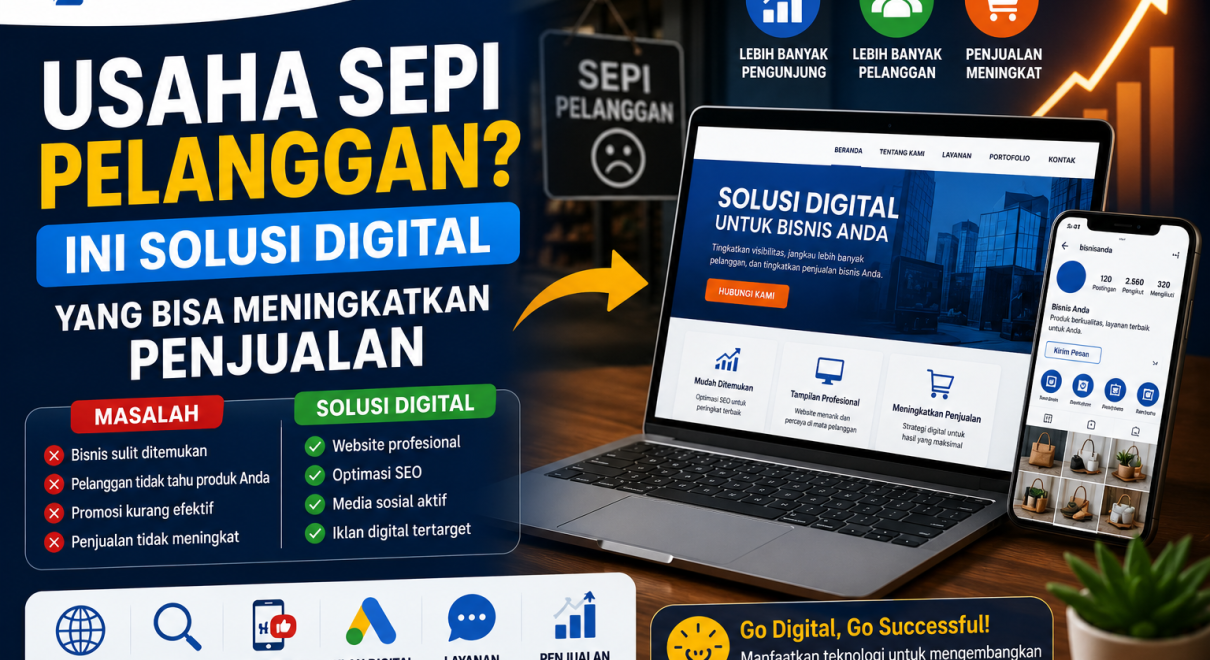 Usaha Sepi Pelanggan Solusi Digital untuk Meningkatkan Penjualan