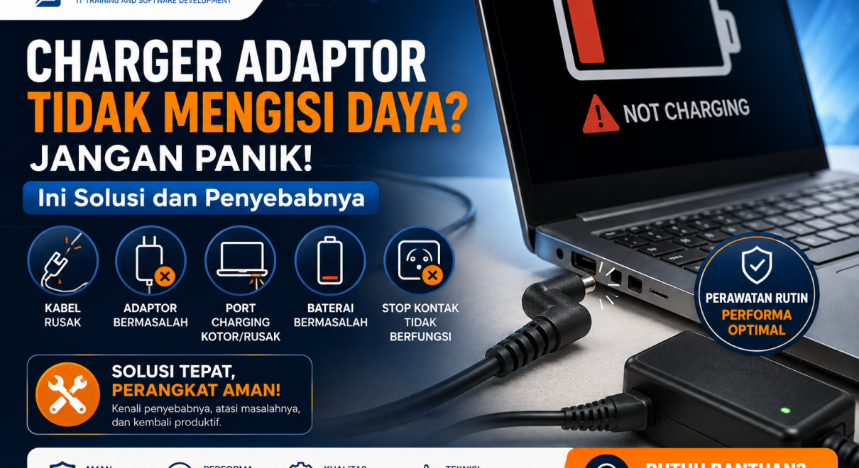 Charger Adaptor Tidak Mengisi Daya Penyebab dan Cara Mengatasinya