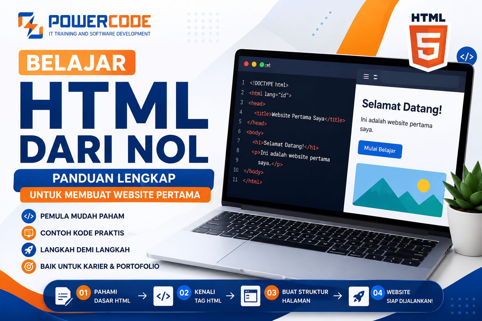 Belajar HTML dari Nol: Langkah Awal Menjadi Web Developer - Artikel ...