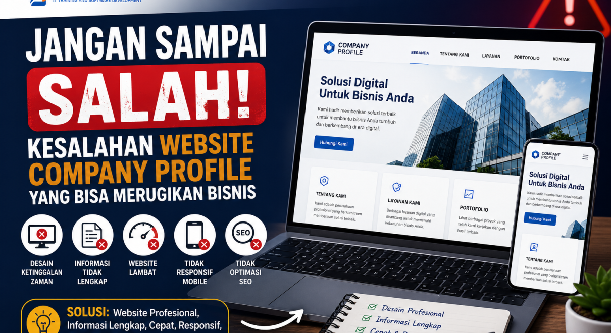 Kesalahan Website Company Profile yang Bisa Merugikan Bisnis