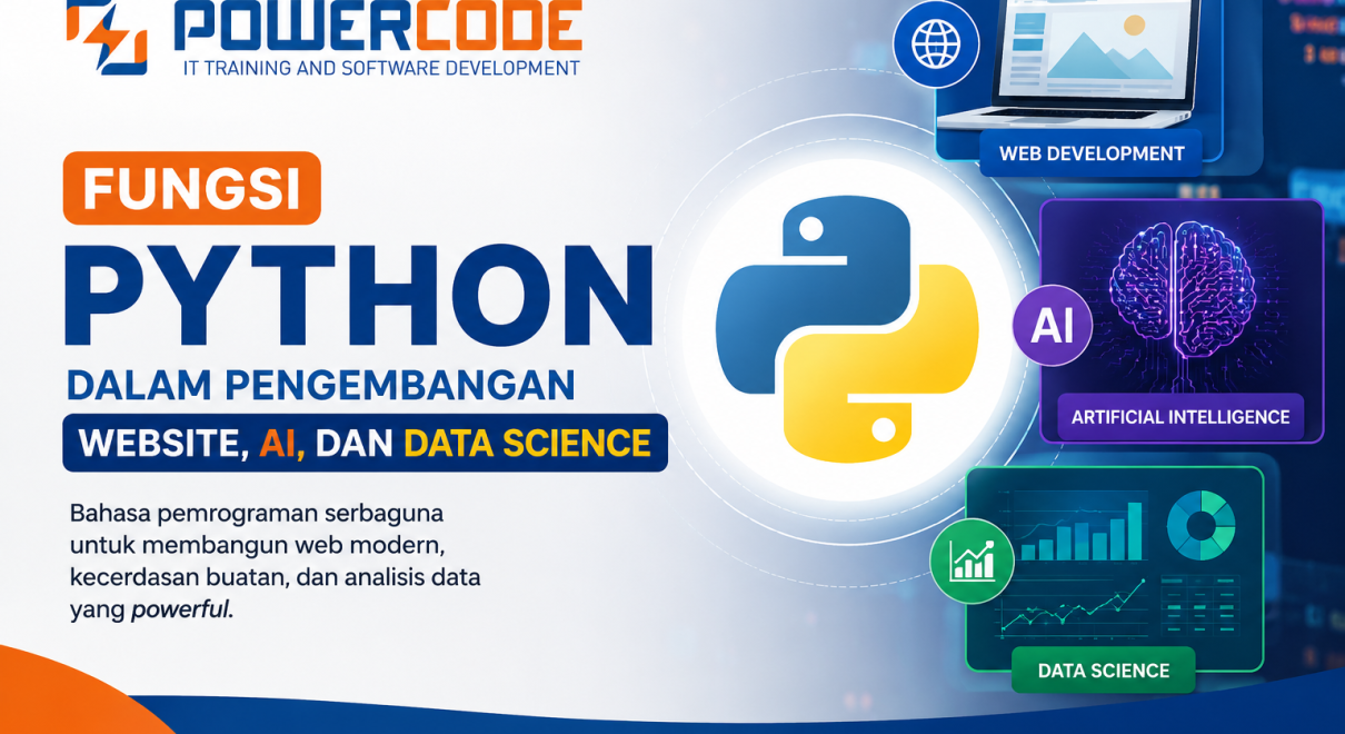Fungsi Python dalam Pengembangan Website, AI, dan Data Science