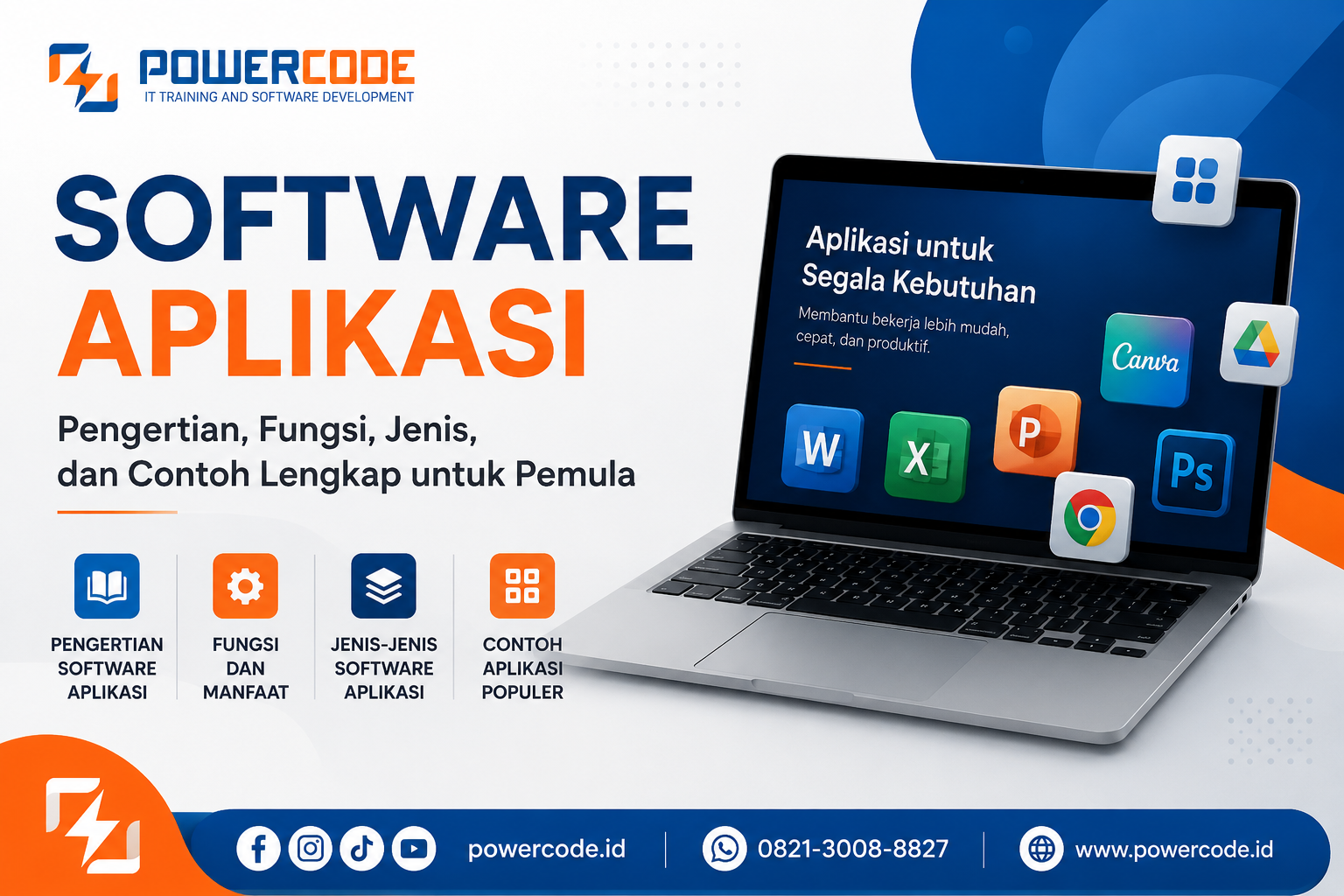 Software Aplikasi: Pengertian, Fungsi, Jenis, dan Contoh Lengkap untuk ...
