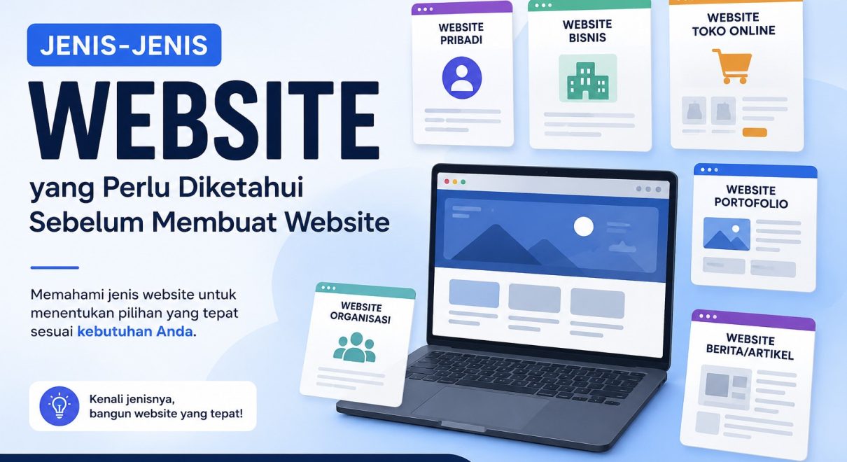 Jenis-Jenis Website yang Perlu Diketahui Sebelum Membuat Website