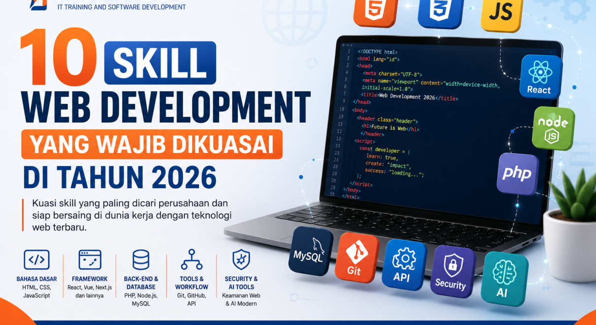 10 Skill Web Development yang Wajib Dikuasai di Tahun 2026