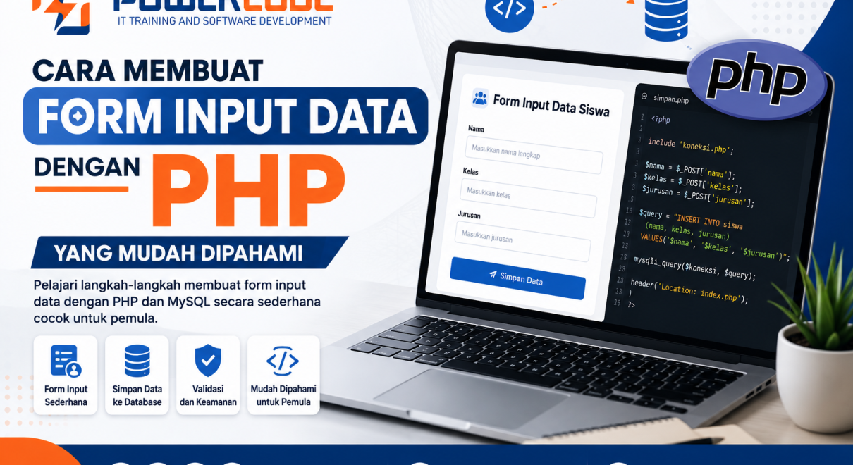 Cara Membuat Form Input Data dengan PHP yang Mudah Dipahami
