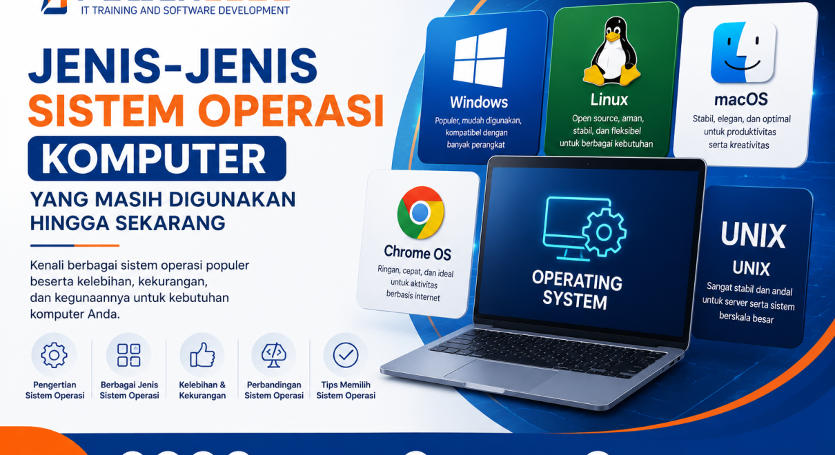 Jenis-Jenis Sistem Operasi Komputer yang Masih Digunakan Hingga Sekarang