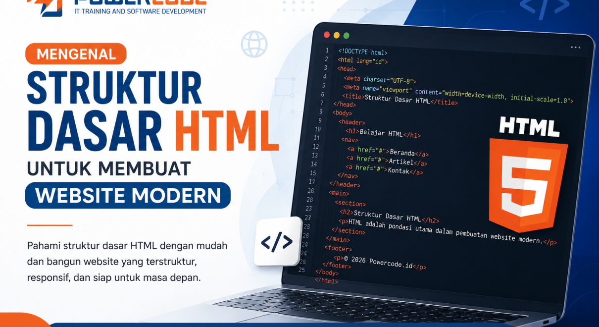 Mengenal Struktur Dasar HTML untuk Membuat Website Modern