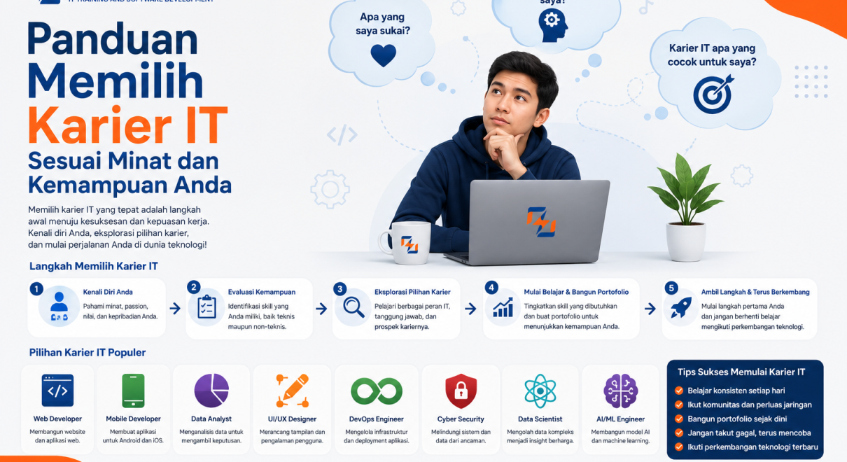 Panduan Memilih Karier IT Sesuai Minat dan Kemampuan Anda