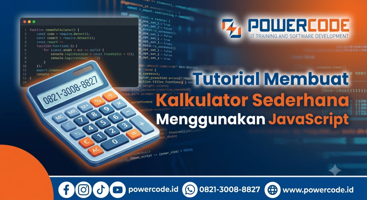 Tutorial Membuat Kalkulator Sederhana Menggunakan JavaScript
