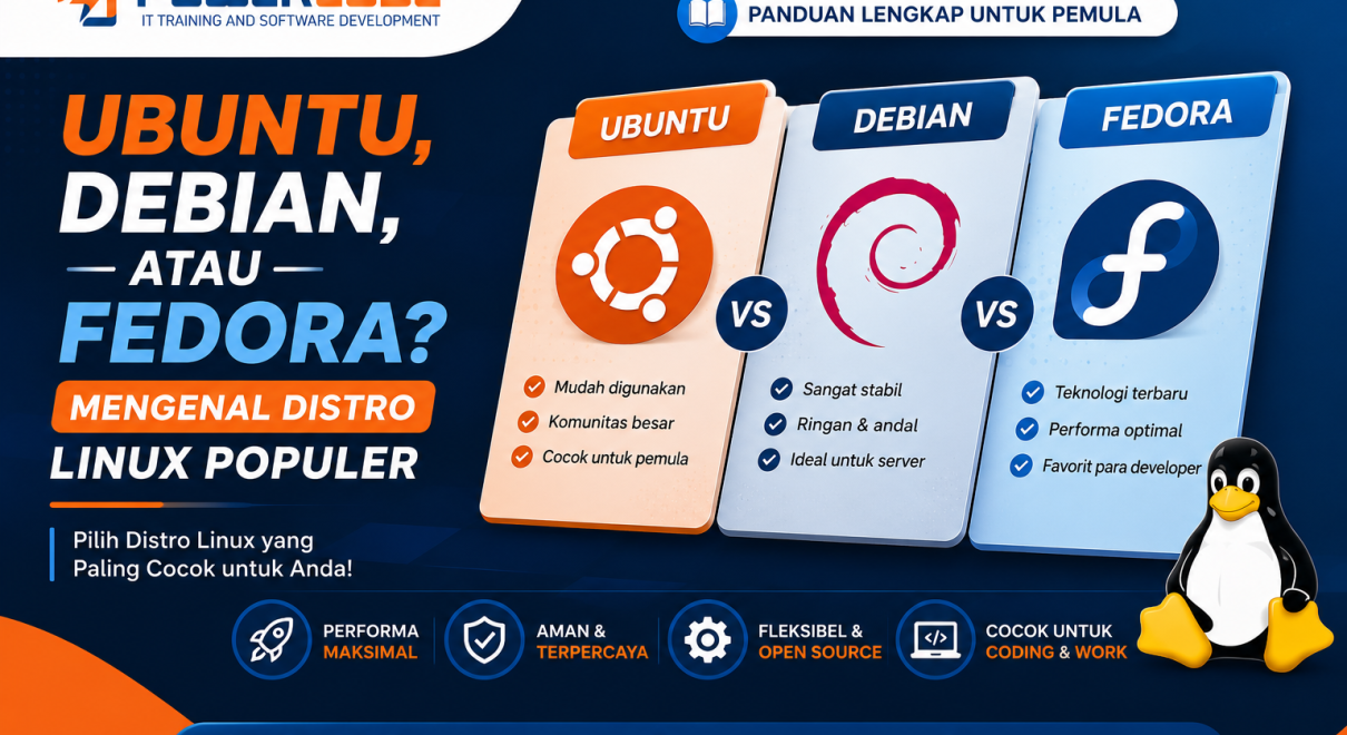 Ubuntu, Debian, atau Fedora Mengenal Distro Linux Populer