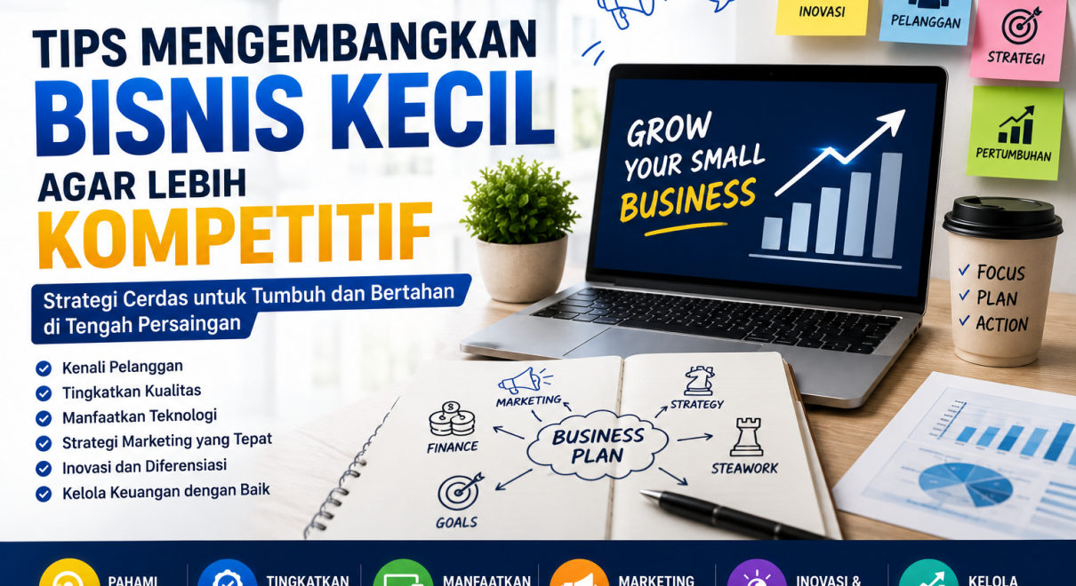 Tips mengembangkan bisnis kecil agar lebih kompetitif di era digital