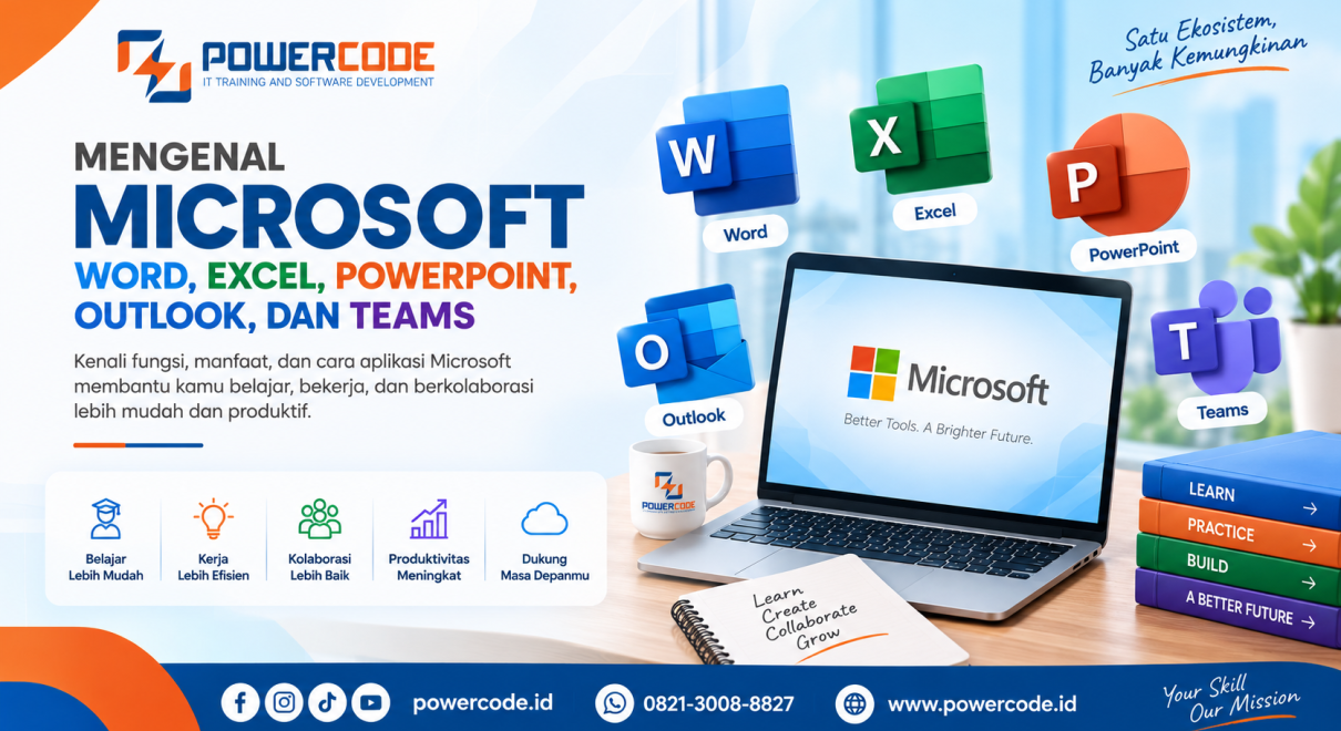Mengenal Microsoft Word, Excel, PowerPoint, Outlook, dan Teams
