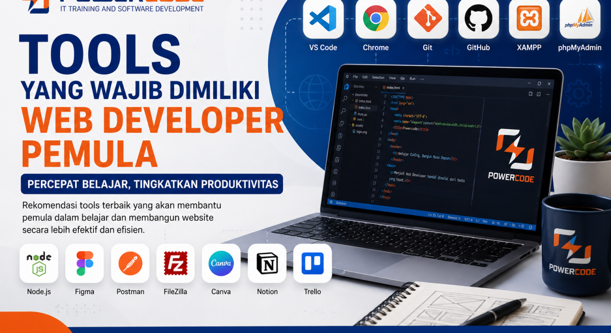 Tools yang Wajib Dimiliki Web Developer Pemula