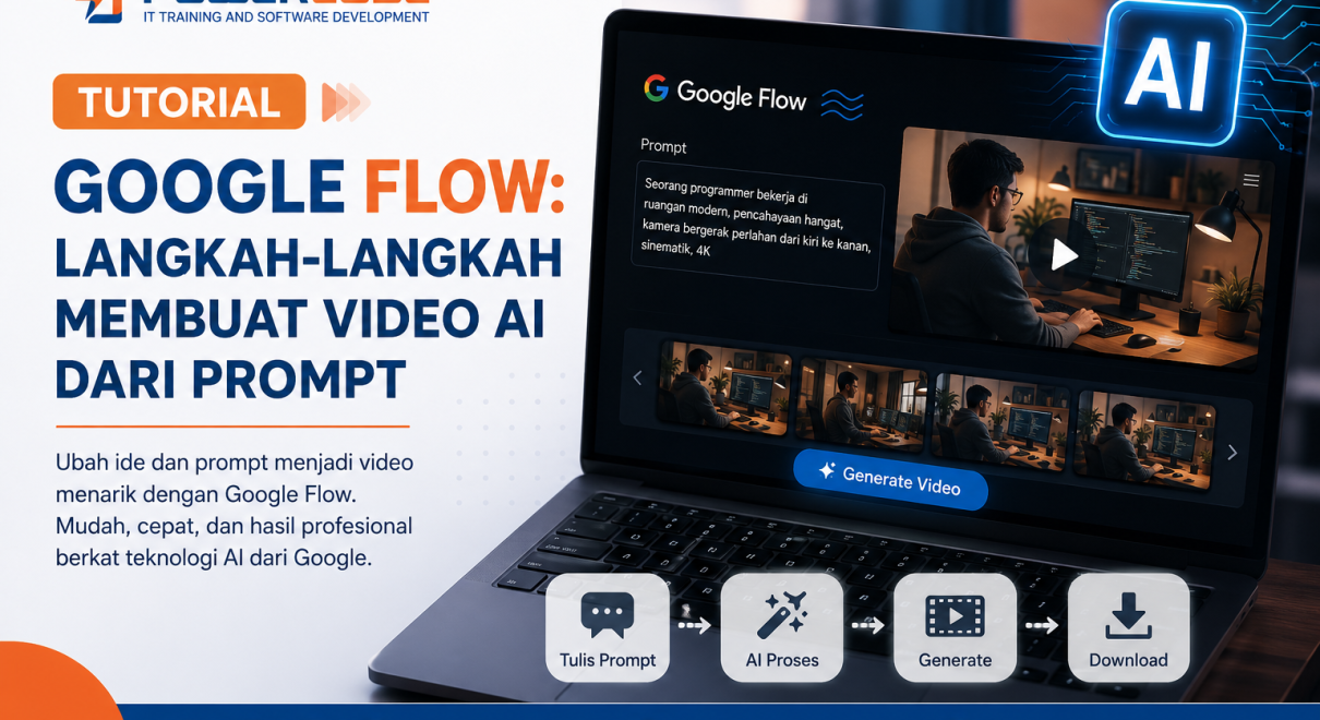 Tutorial Google Flow Langkah-Langkah Membuat Video AI dari Prompt