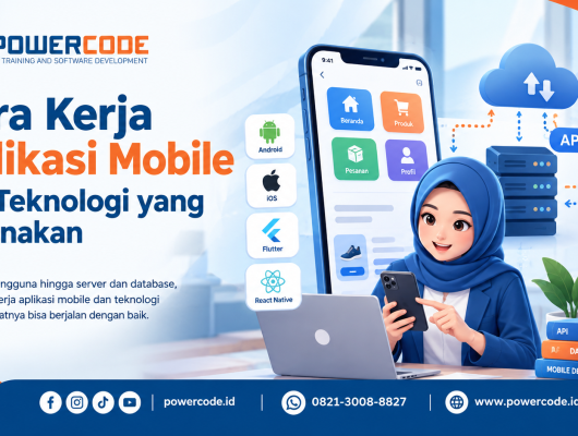 Cara Kerja Aplikasi Mobile dan Teknologi yang Digunakan