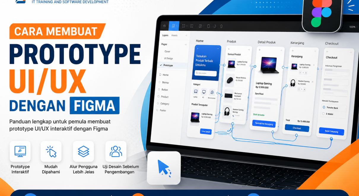 Cara Membuat Prototype UIUX dengan Figma untuk Pemula