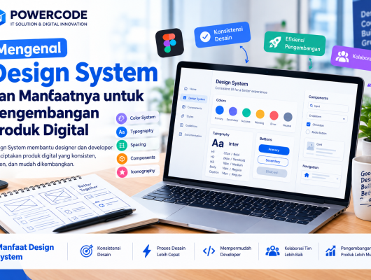 Design System untuk pengembangan website dan produk digital