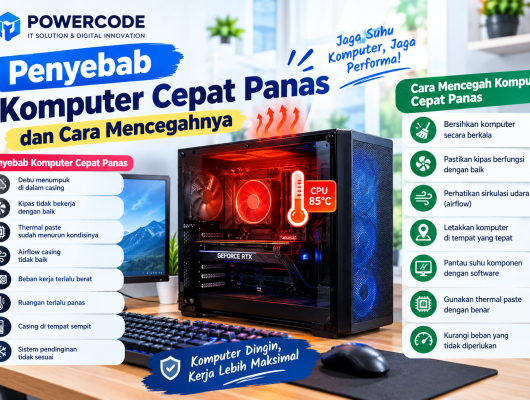 Penyebab komputer cepat panas dan cara mencegah overheat