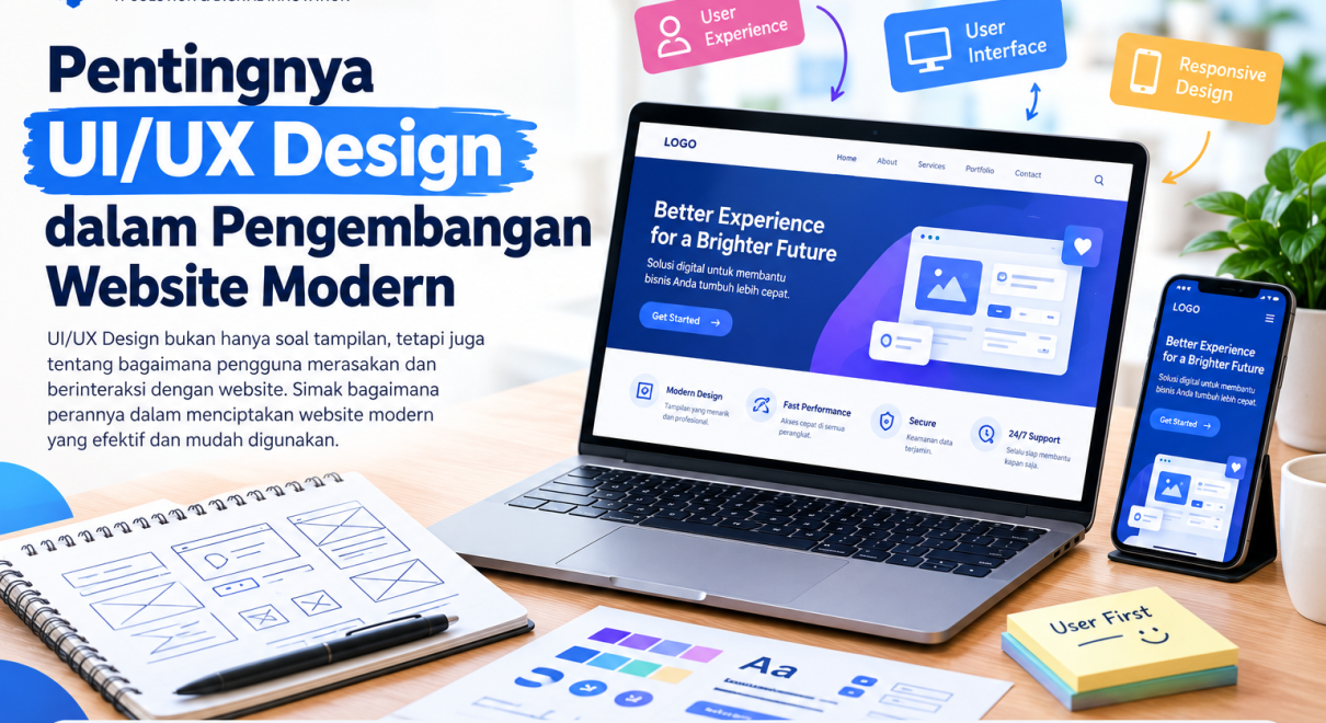 Pentingnya UI UX Design dalam pengembangan website modern