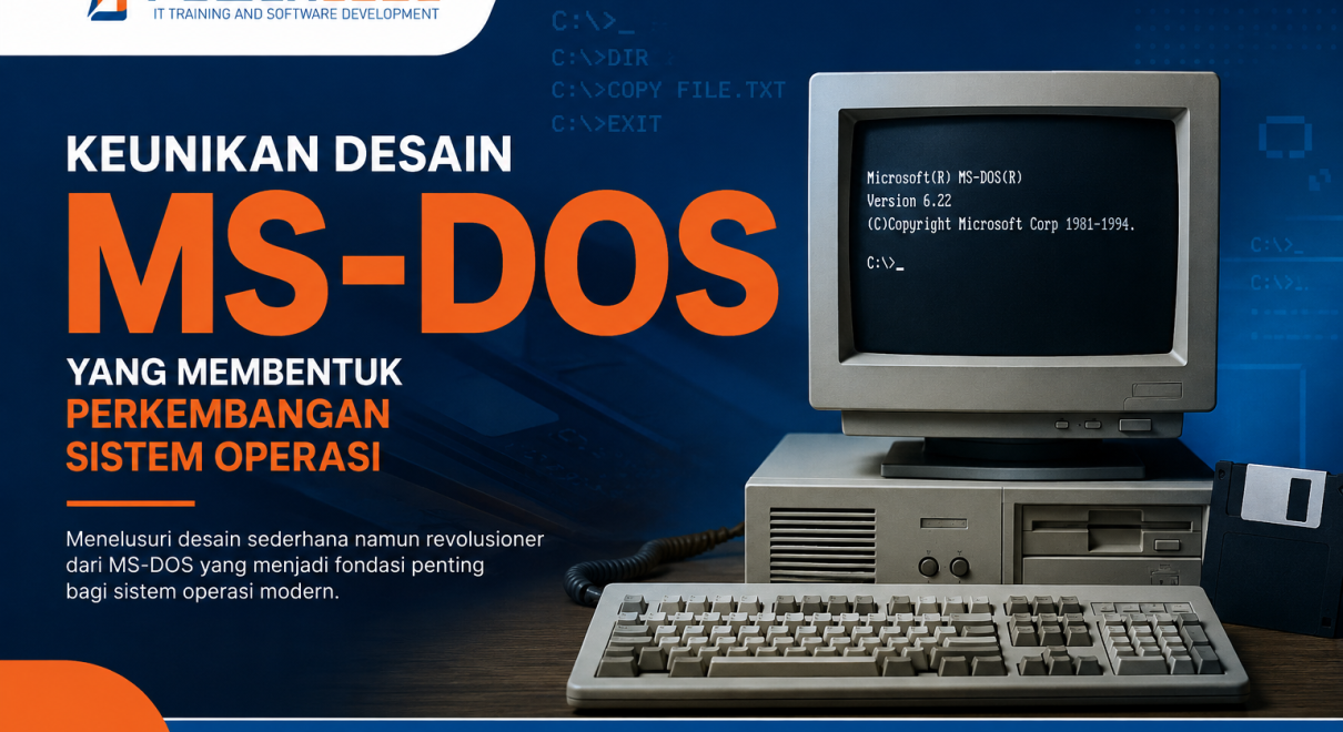 Keunikan Desain MS-DOS yang Membentuk Perkembangan Sistem Operasi
