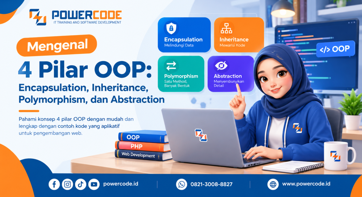 Mengenal 4 Pilar OOP Encapsulation, Inheritance, Polymorphism, dan Abstraction