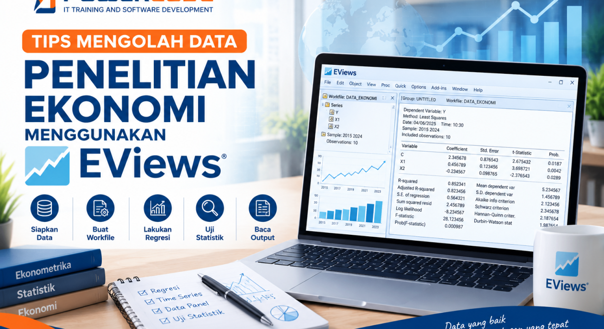 Tips Mengolah Data Penelitian Ekonomi Menggunakan EViews
