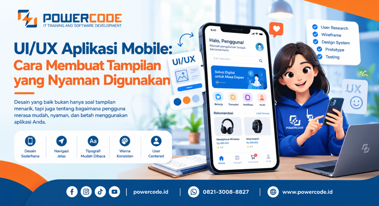 UIUX Aplikasi Mobile Cara Membuat Tampilan yang Nyaman Digunakan