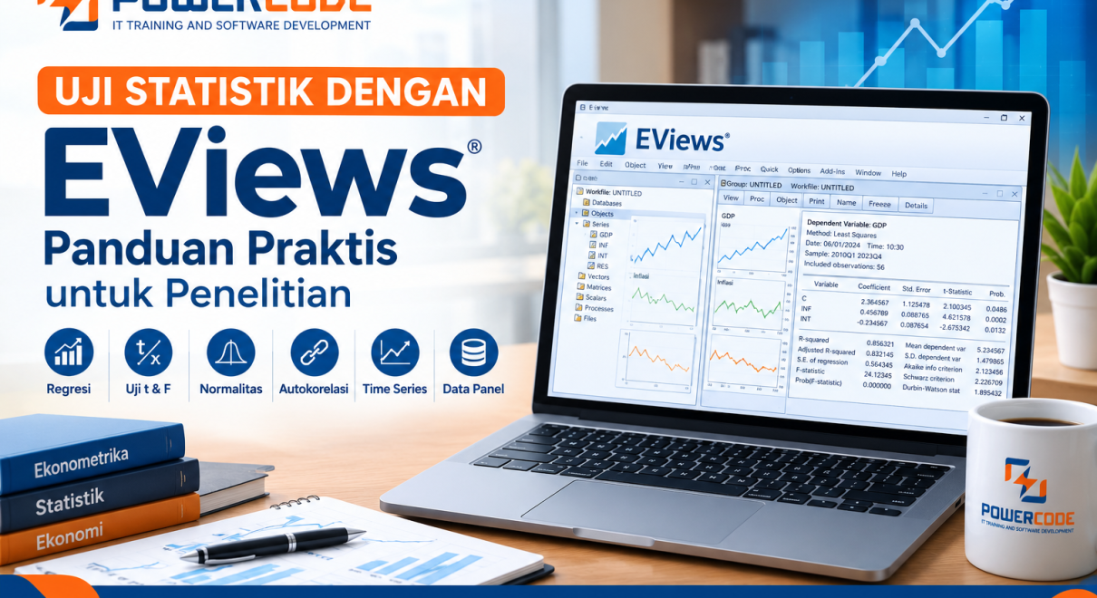 Uji Statistik dengan EViews Panduan Praktis untuk Penelitian