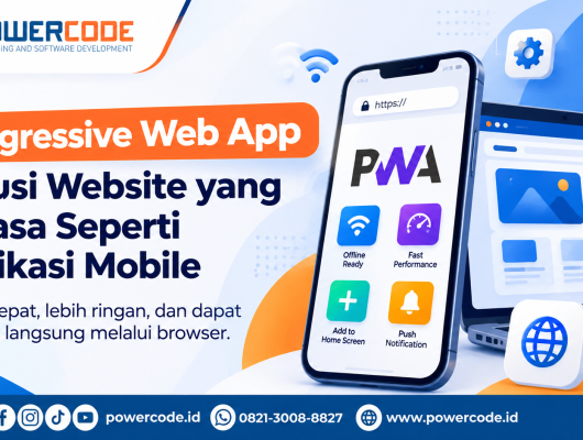 Progressive Web App (PWA) solusi website seperti aplikasi mobile