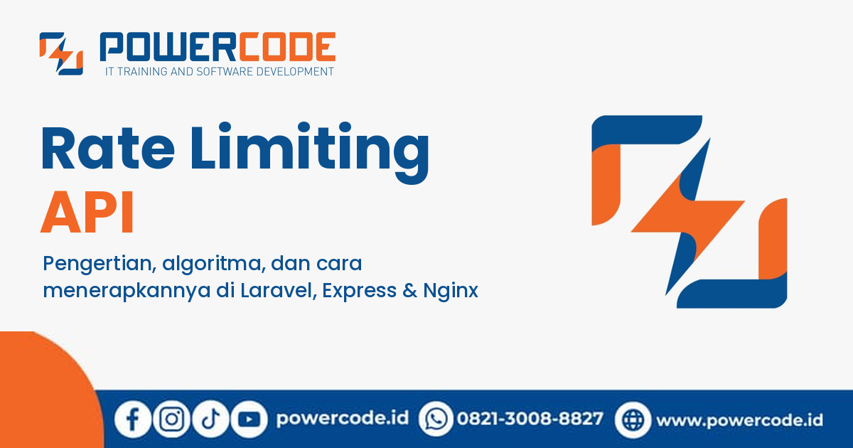 Ilustrasi rate limiting yang membatasi request ke server API